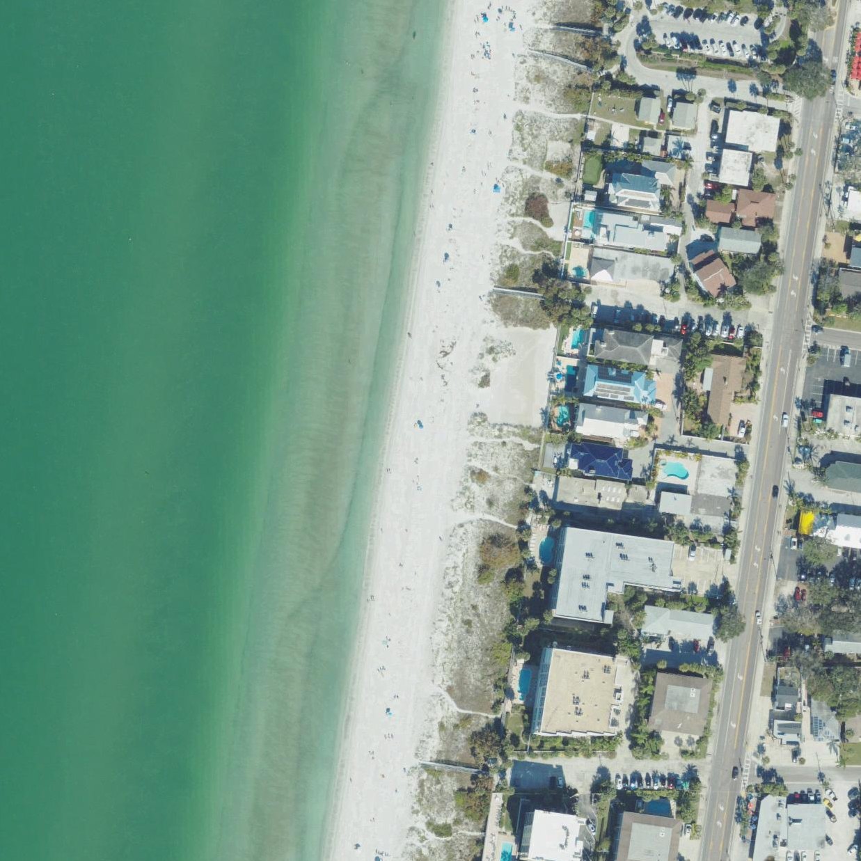 Aerial map of 15th Ave Beach Access