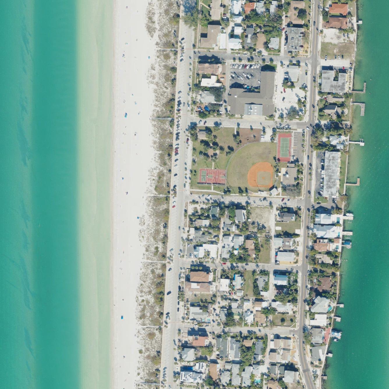 Aerial map of 15th Ave Beach Access