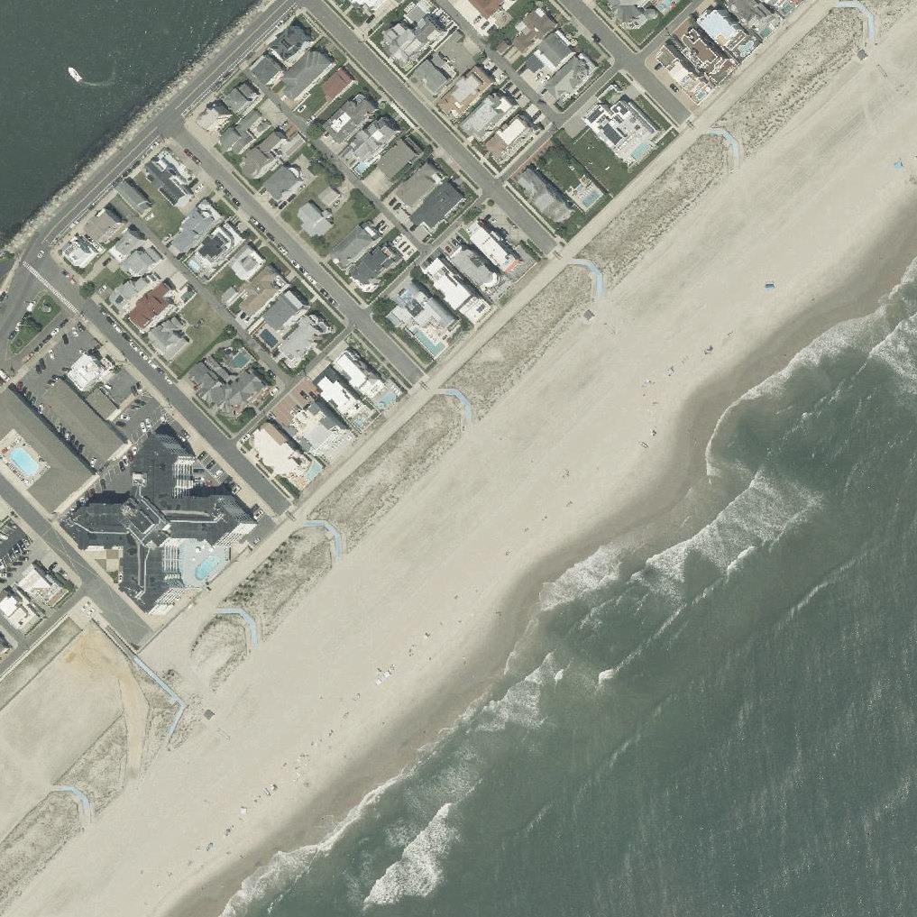 Aerial map of 18th Avenue Beach