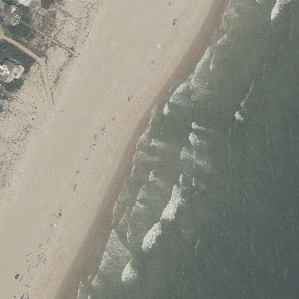 Aerial map of 19th St. Beach