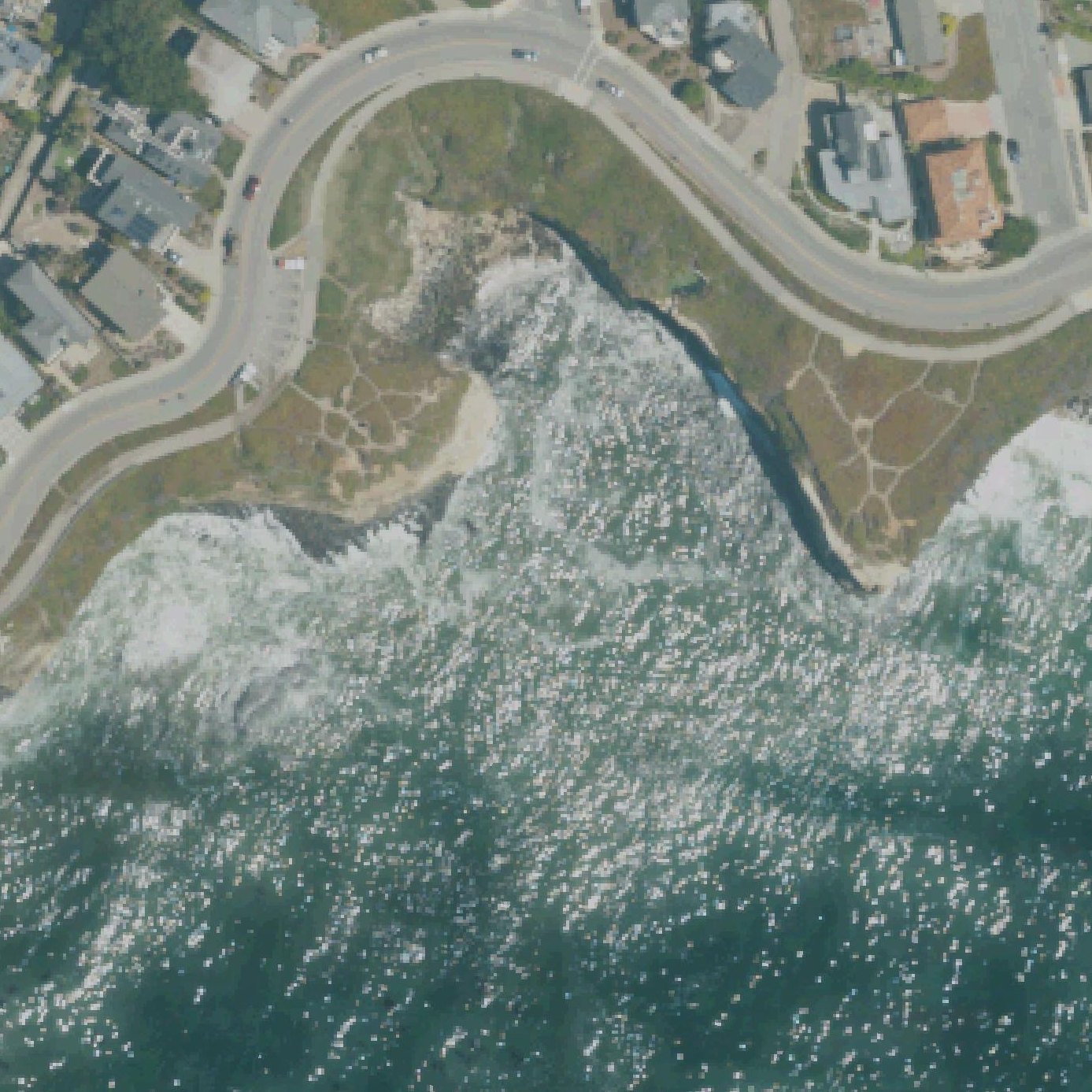 Aerial map of 2222 Beach