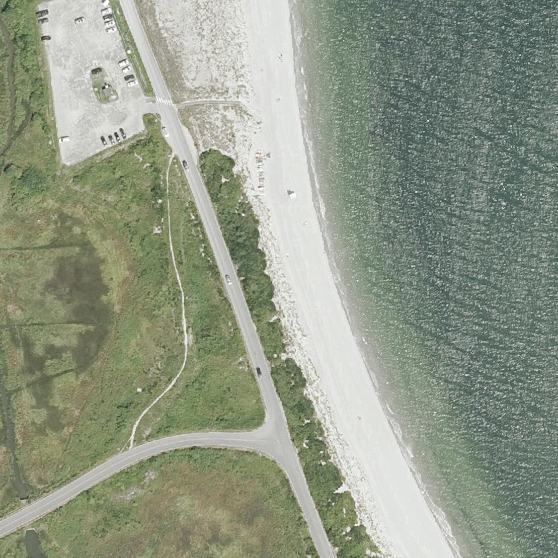 Aerial map of 3rd Beach