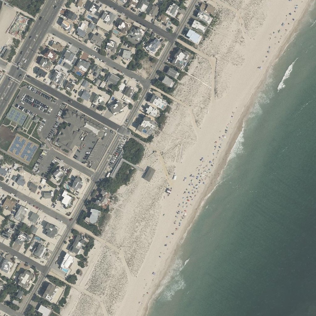 Aerial map of 68th Street Ocean Beach