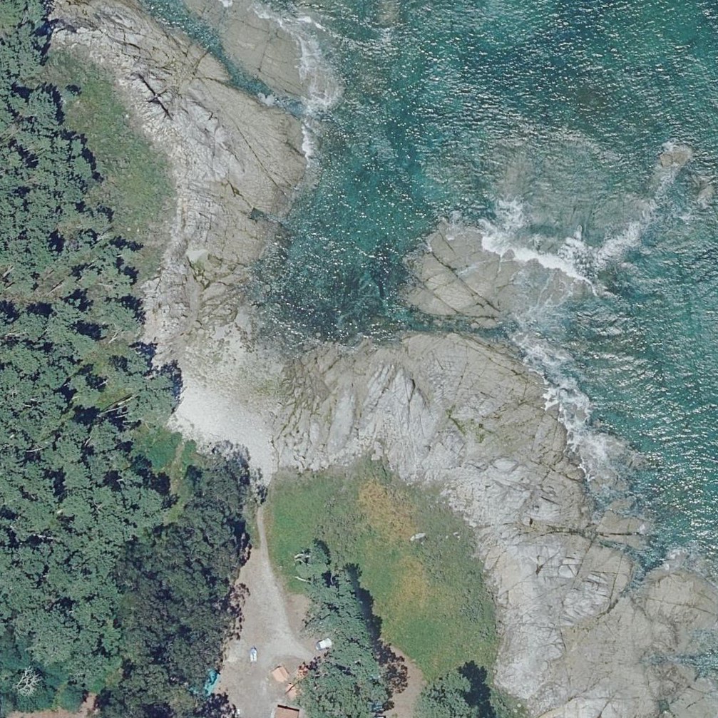 Aerial map of A Area das Margaridas
