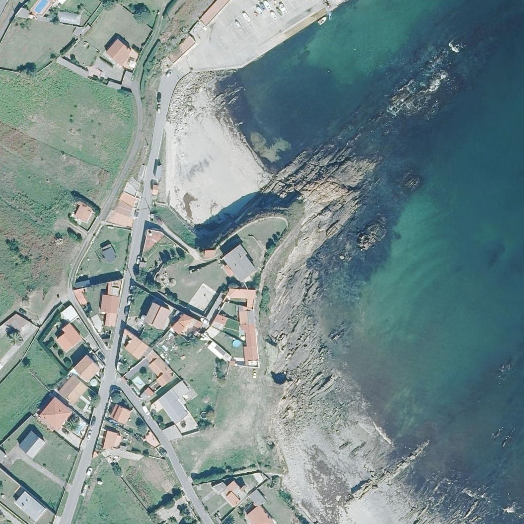 Aerial map of A Area do Porto