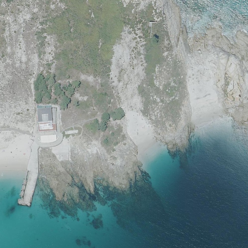 Aerial map of A Area Pequena
