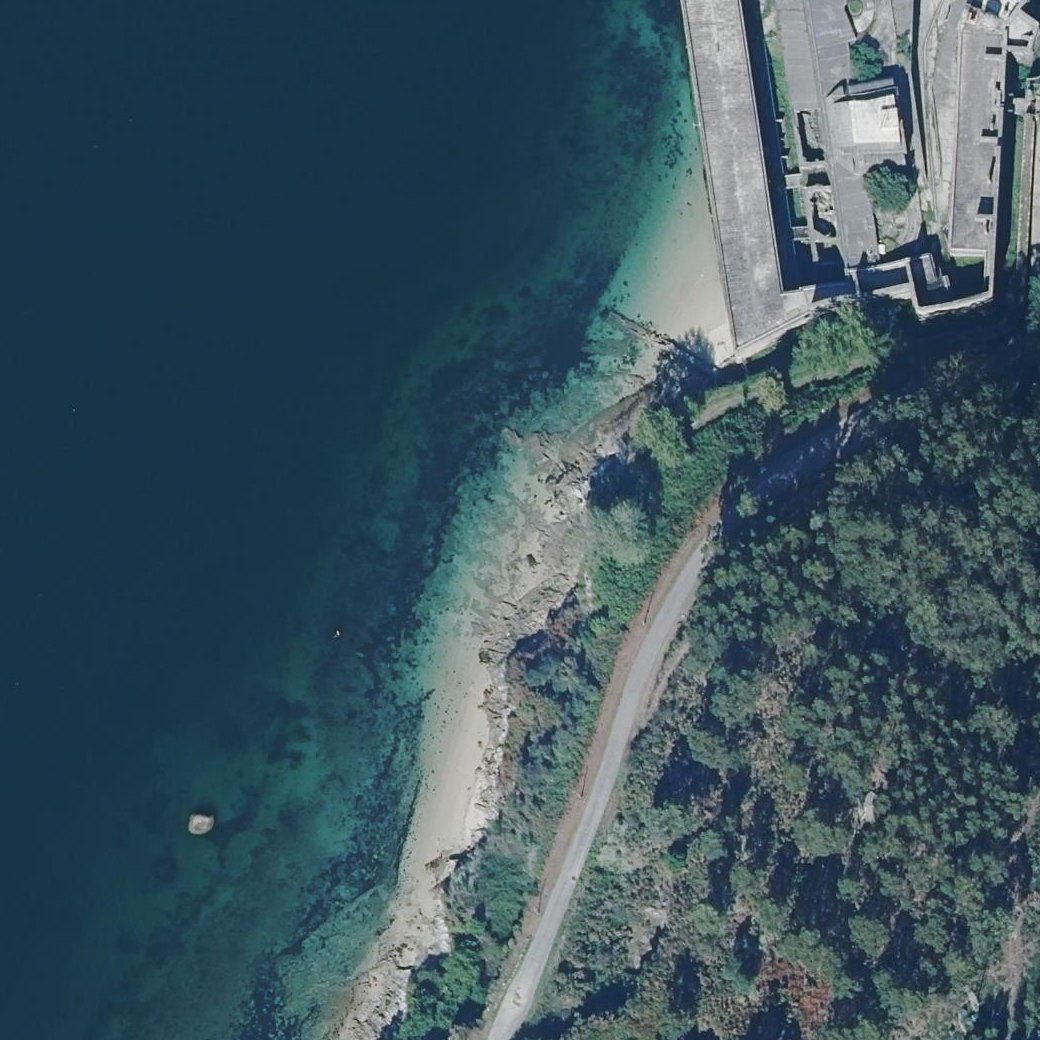 Aerial map of A Palma