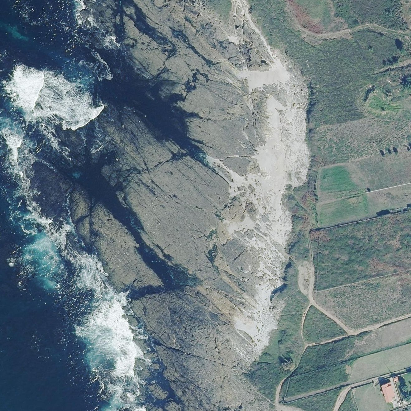 Aerial map of A Praia Bacán