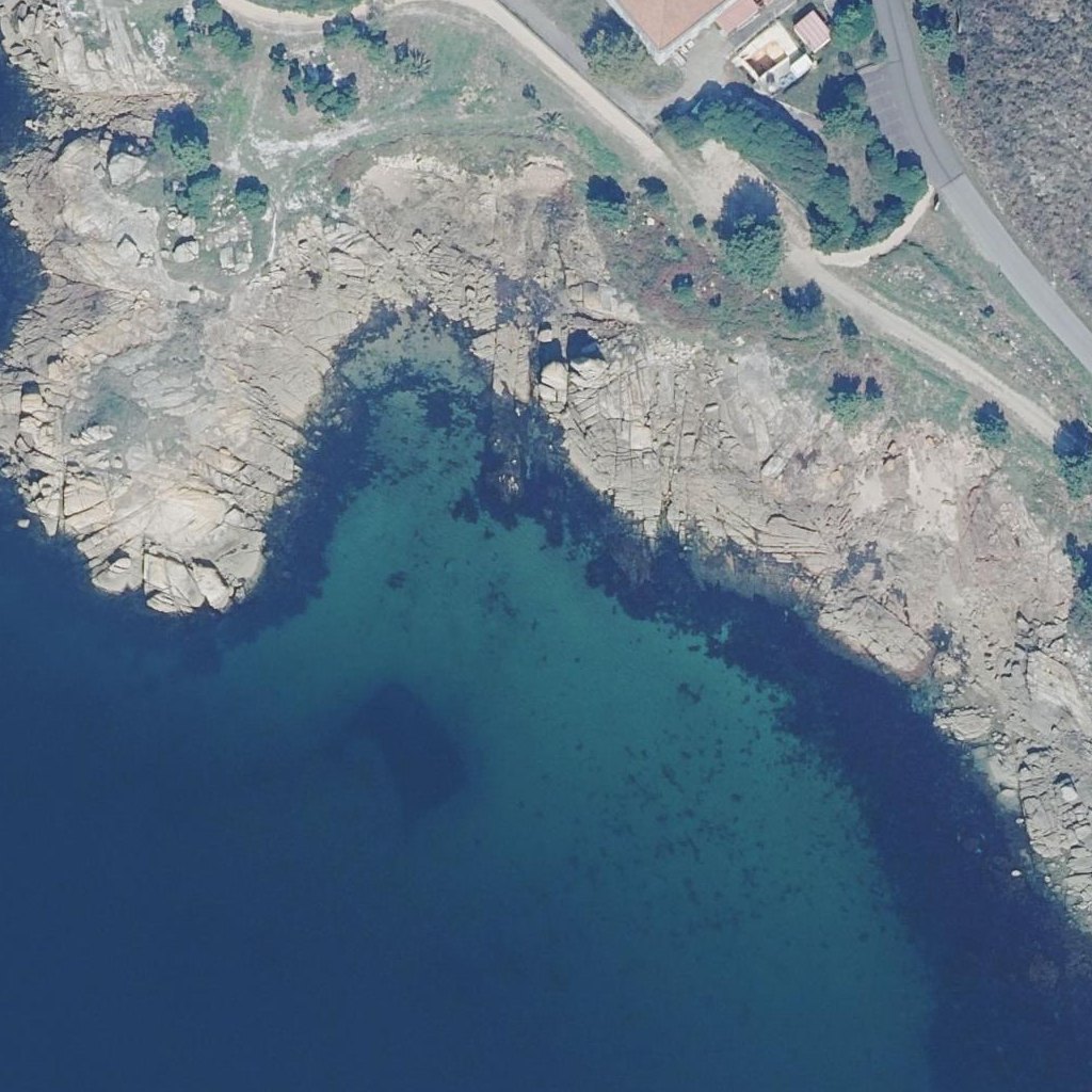 Aerial map of A Praíña das Abellas