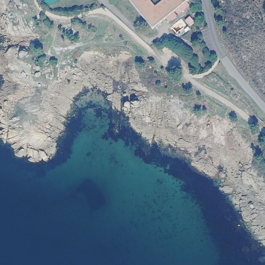 Aerial map of A Praíña do Niño do Corvo