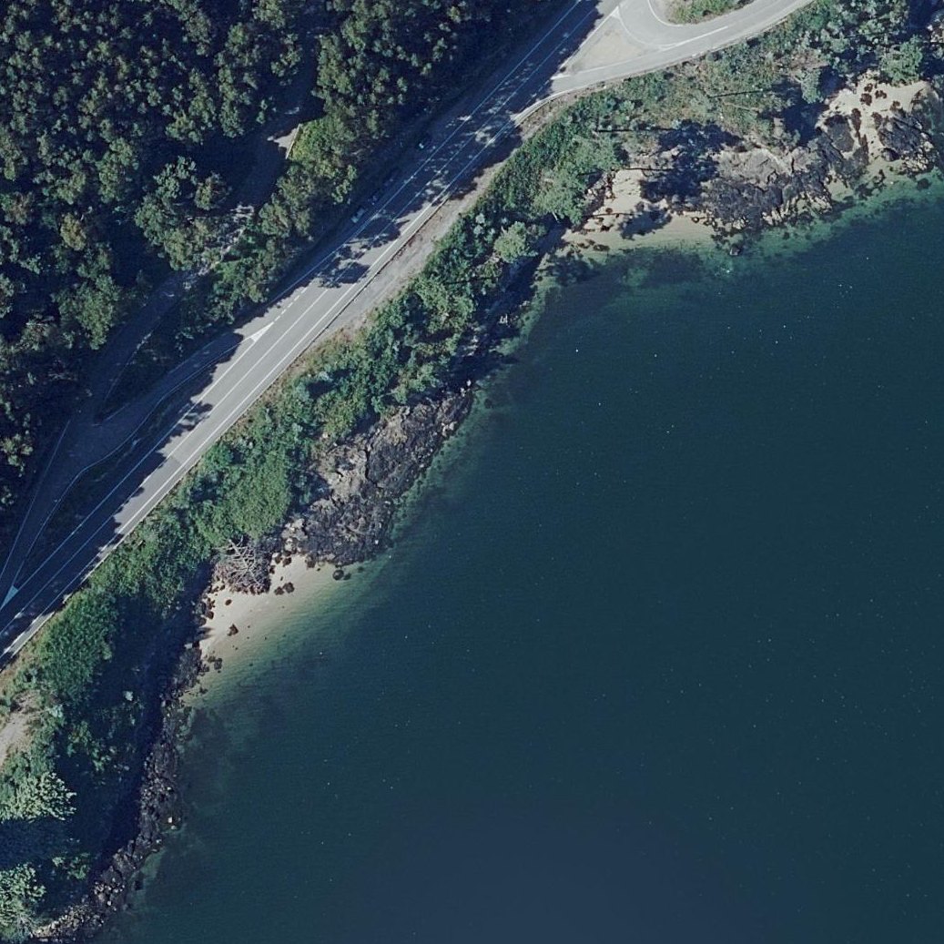 Aerial map of A Ribeira do Norte