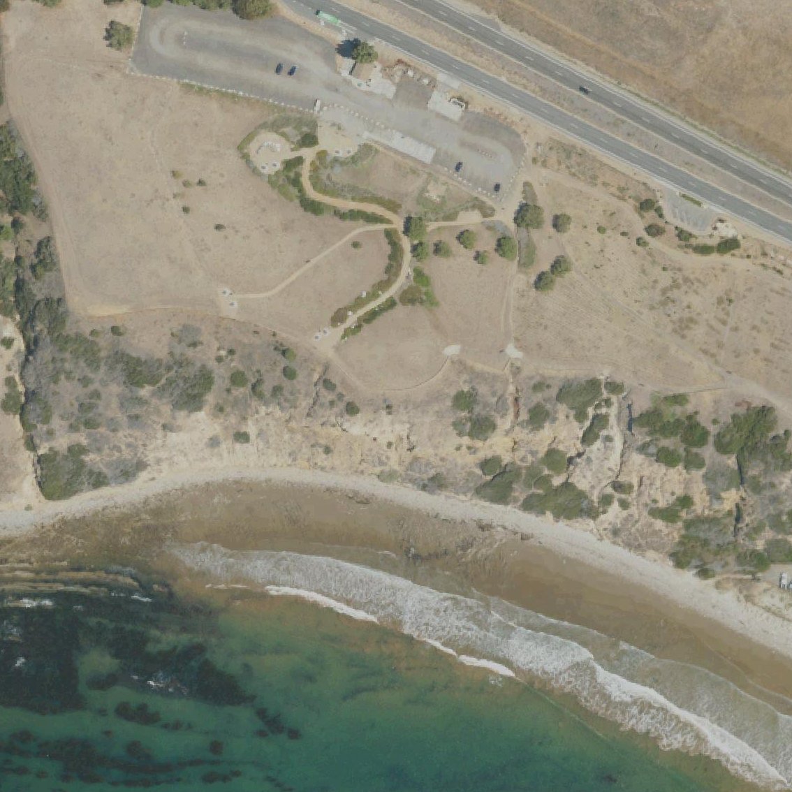 Aerial map of Abalone Cove Park