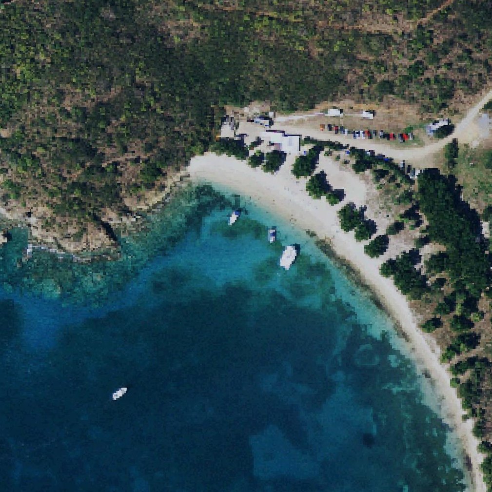 Aerial map of Abi Beach