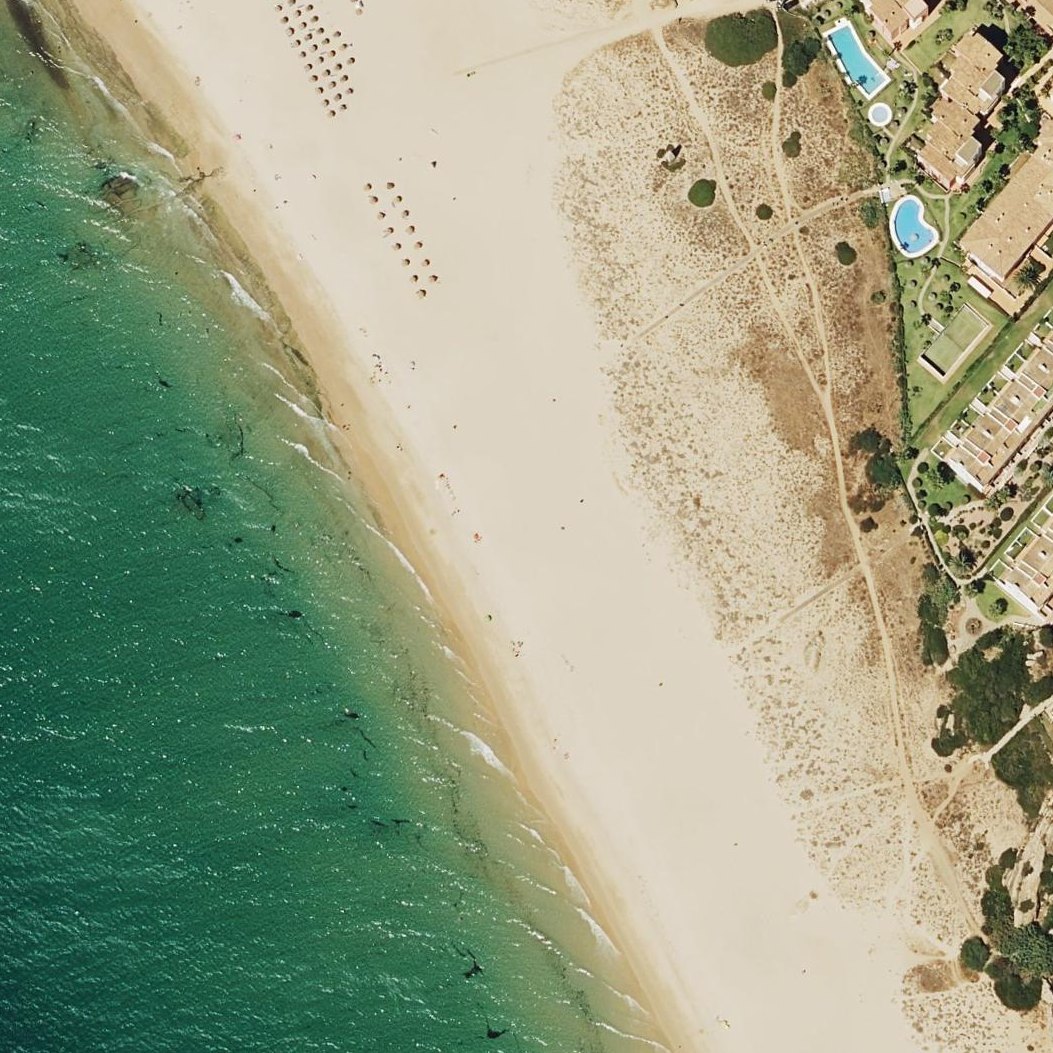 Aerial map of Acceso Playa Arenas