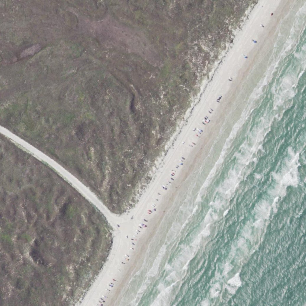 Aerial map of Access Road 2 Beach
