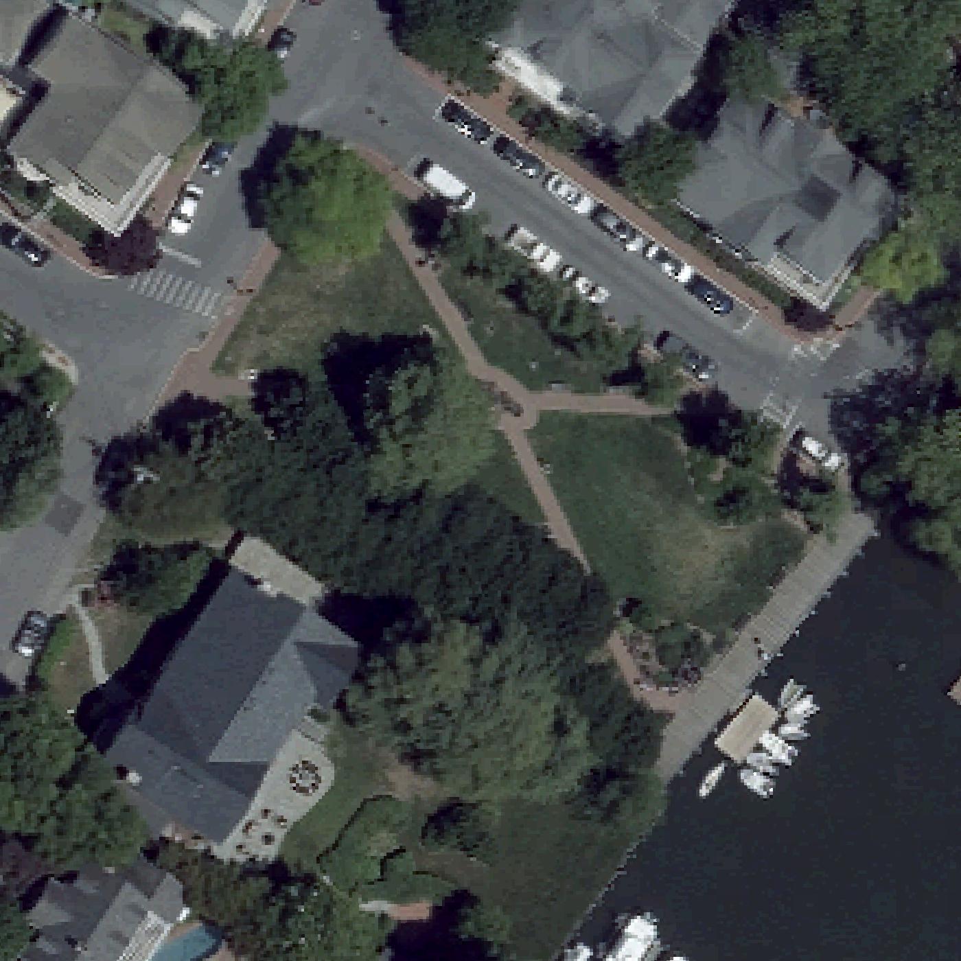 Aerial map of Acton's Cove Waterfront Park