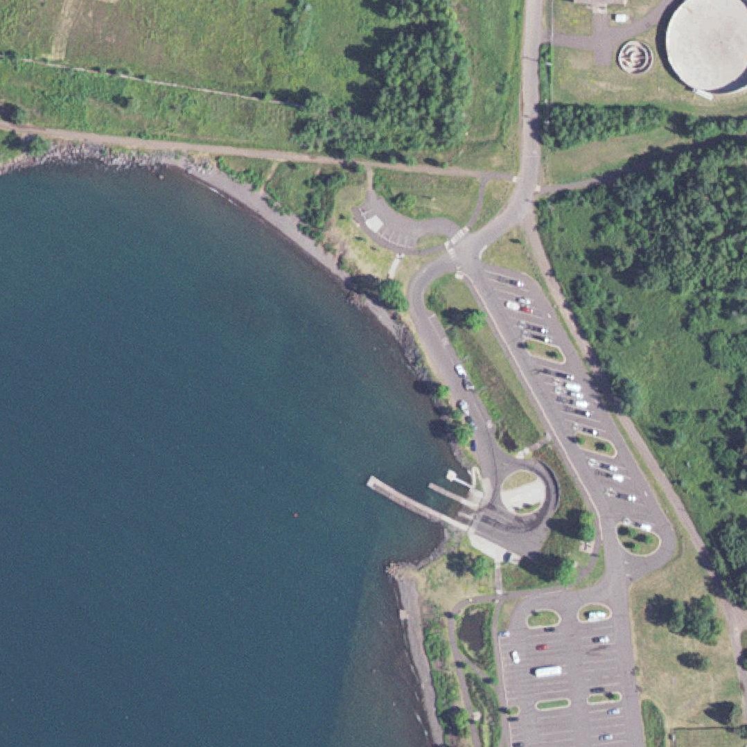 Aerial map of Agate Bay Beach