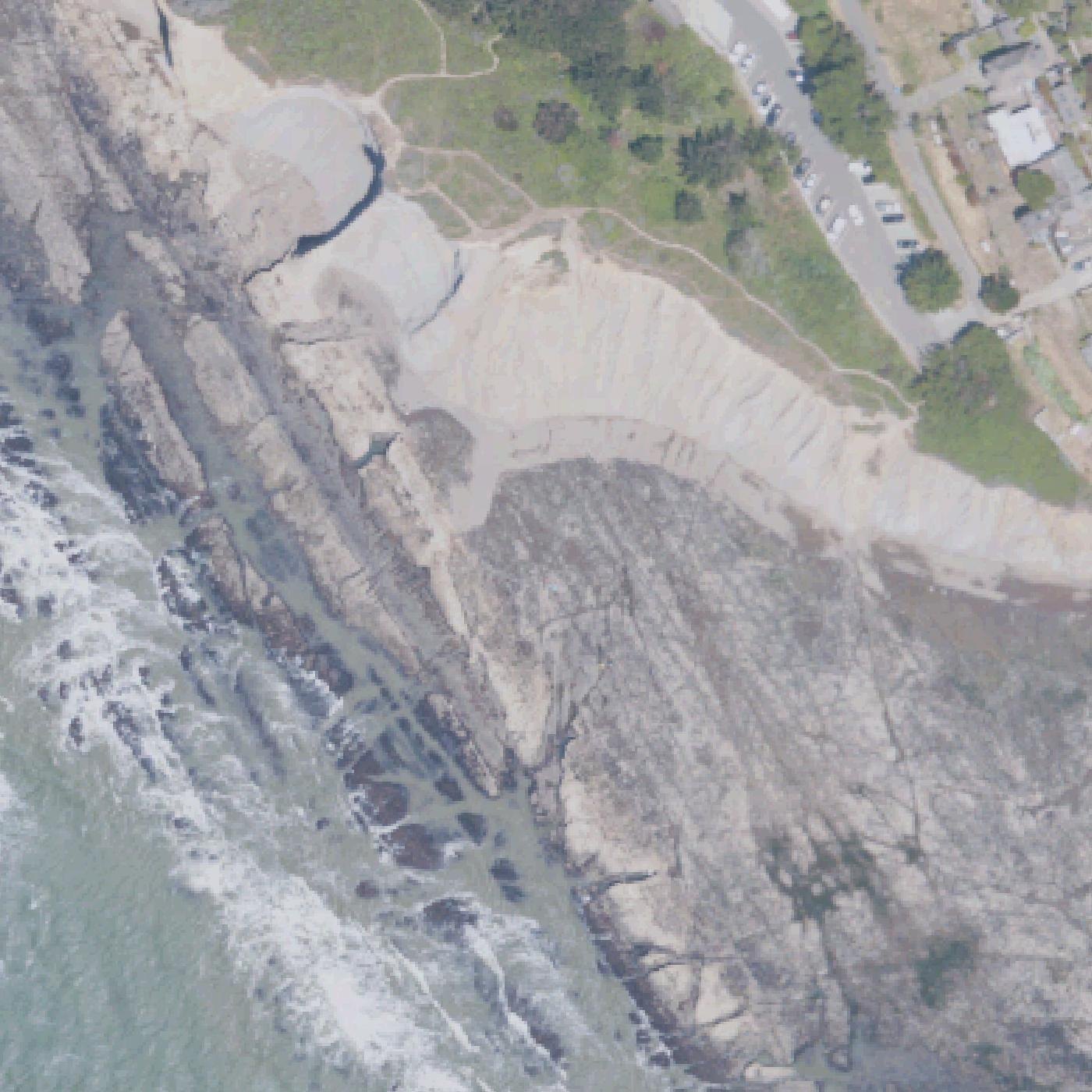 Aerial map of Agate Beach
