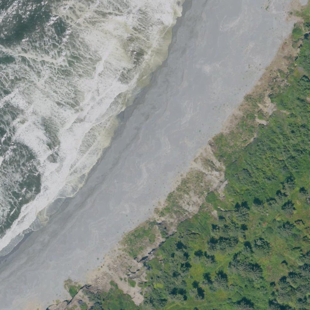 Aerial map of Agate Beach