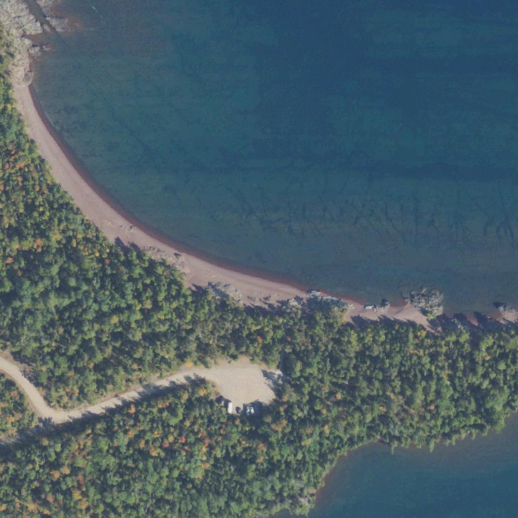 Aerial map of Agate Beach