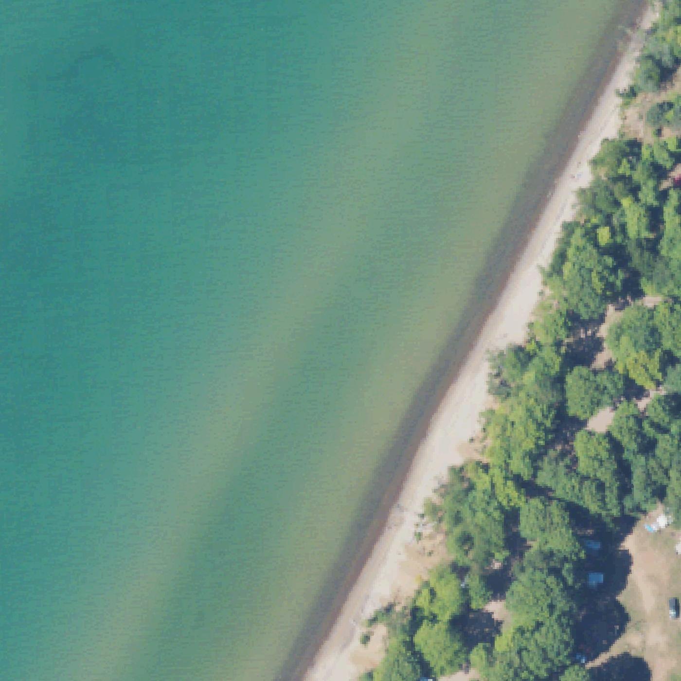 Aerial map of Agate Beach