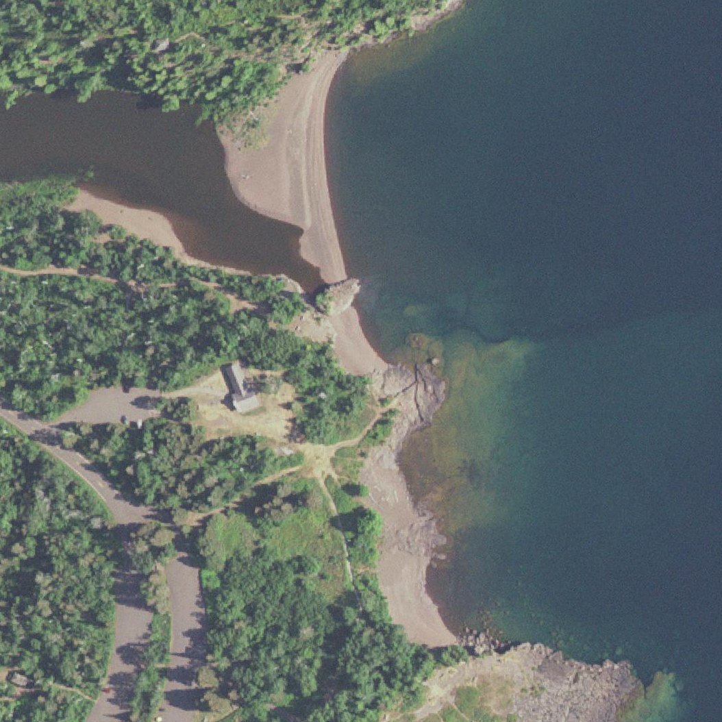 Aerial map of Agate Beach