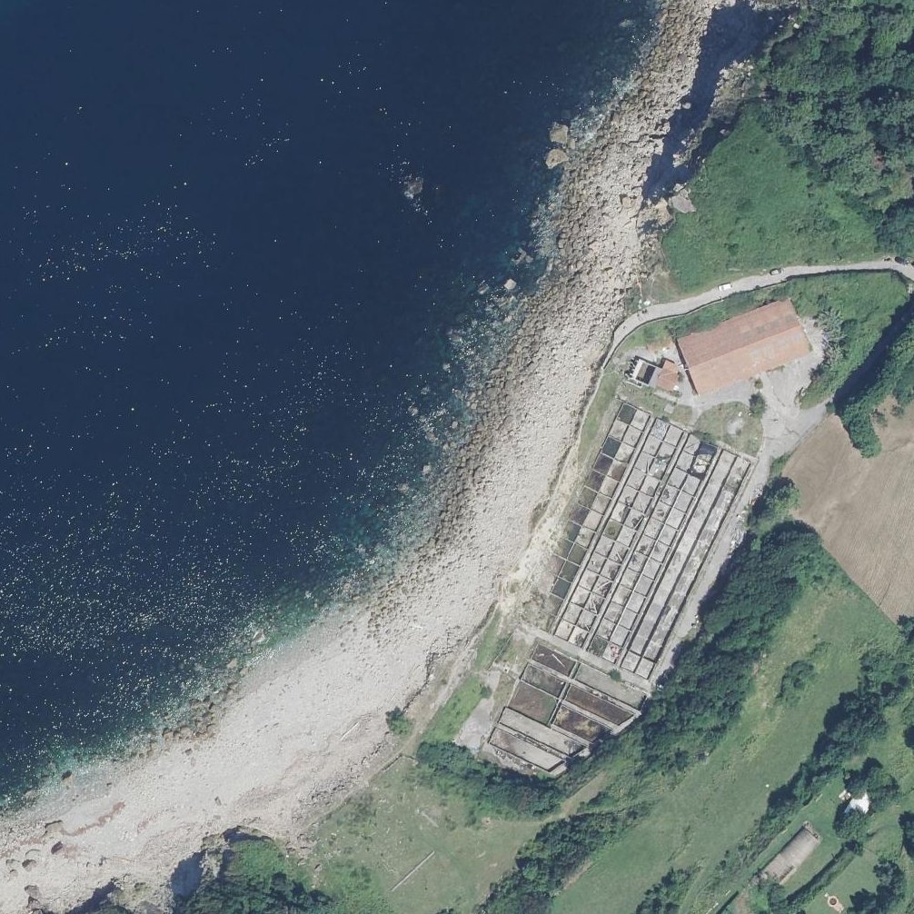 Aerial map of Agitiko Hondartza