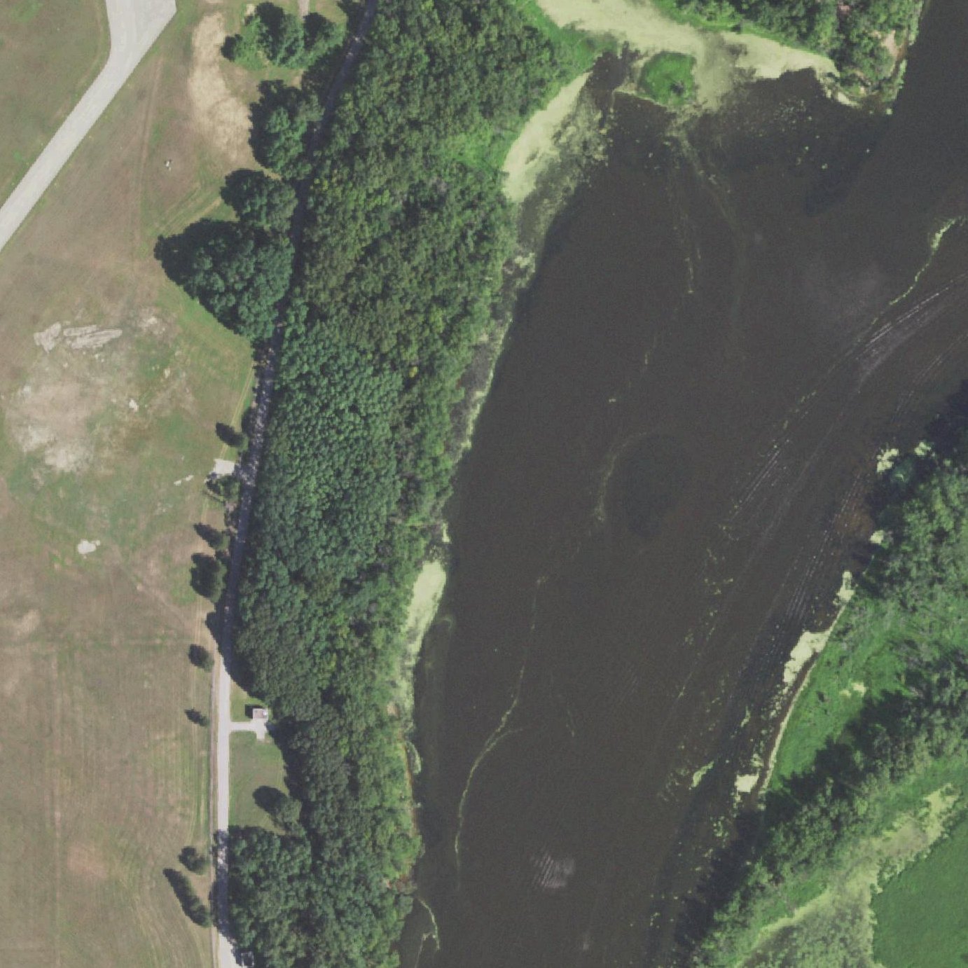 Aerial map of Airport Beach