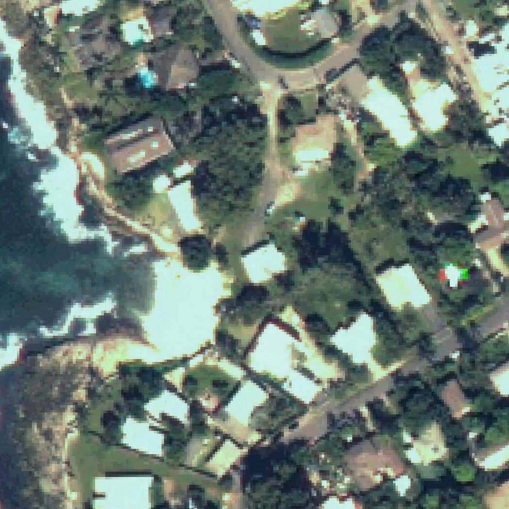 Aerial map of Aki's Beach