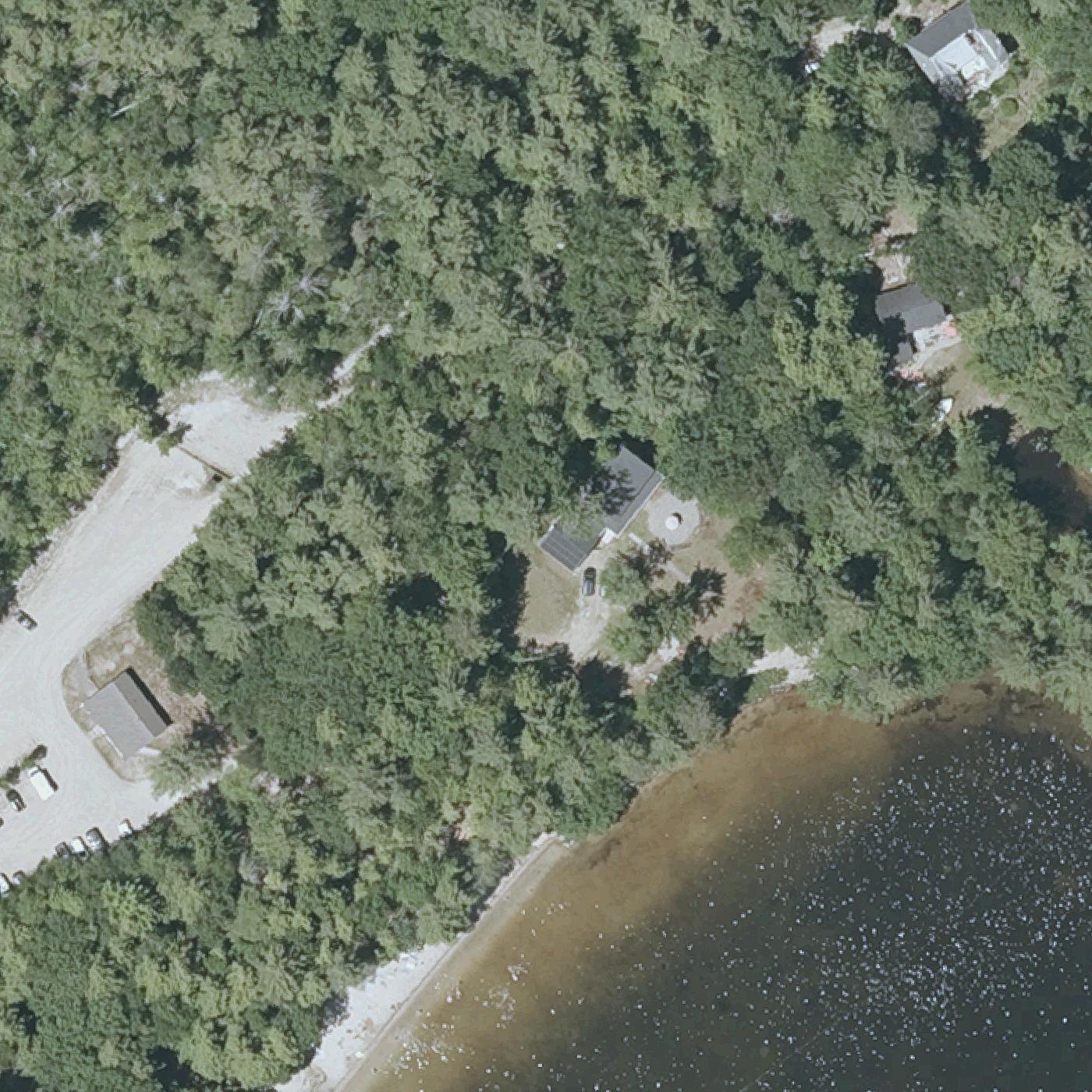 Aerial map of Albee Beach