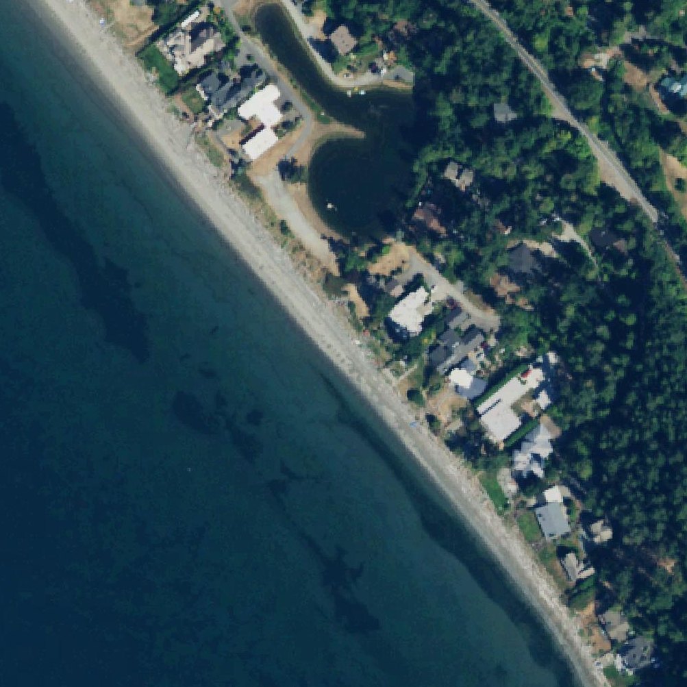Aerial map of Alexander Beach