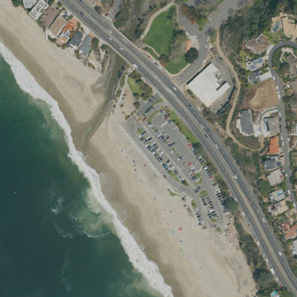 Aerial map of Aliso Beach