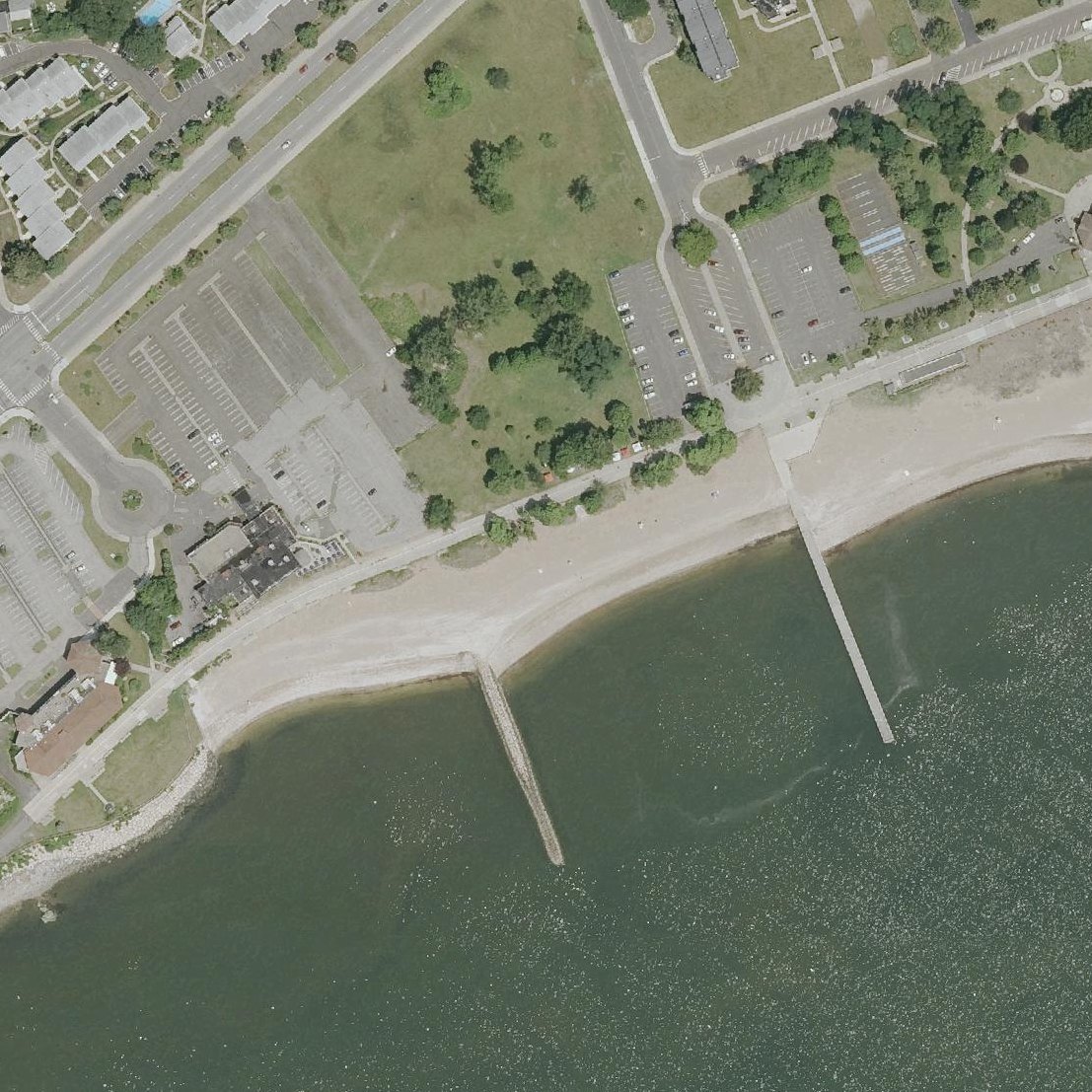 Aerial map of Altschuler Beach