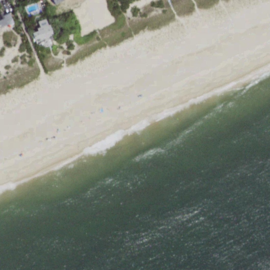 Aerial map of Amagansett Beach