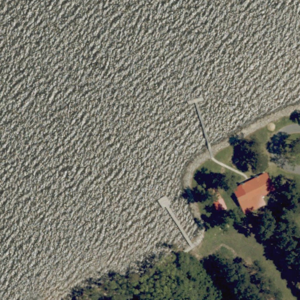 Aerial map of American Legion Beach