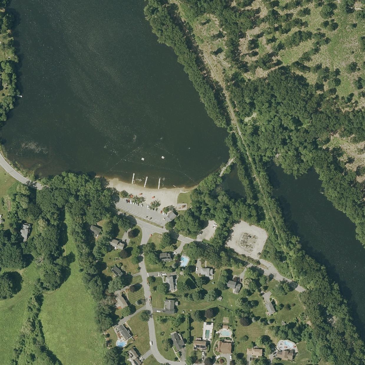 Aerial map of American Legion Beach