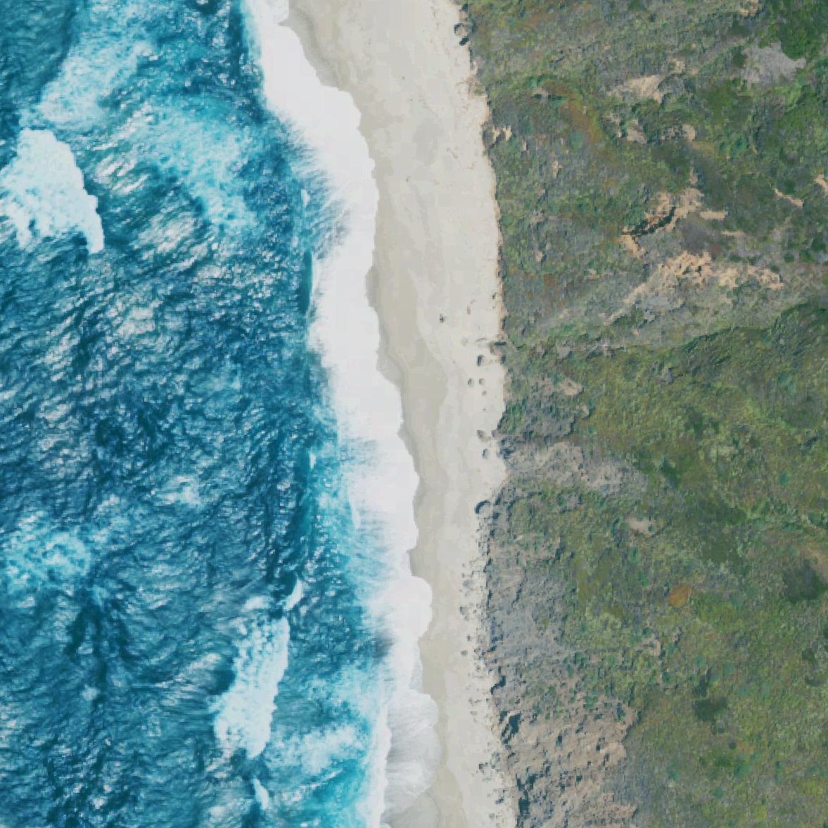 Aerial map of Andrew Molera Beach