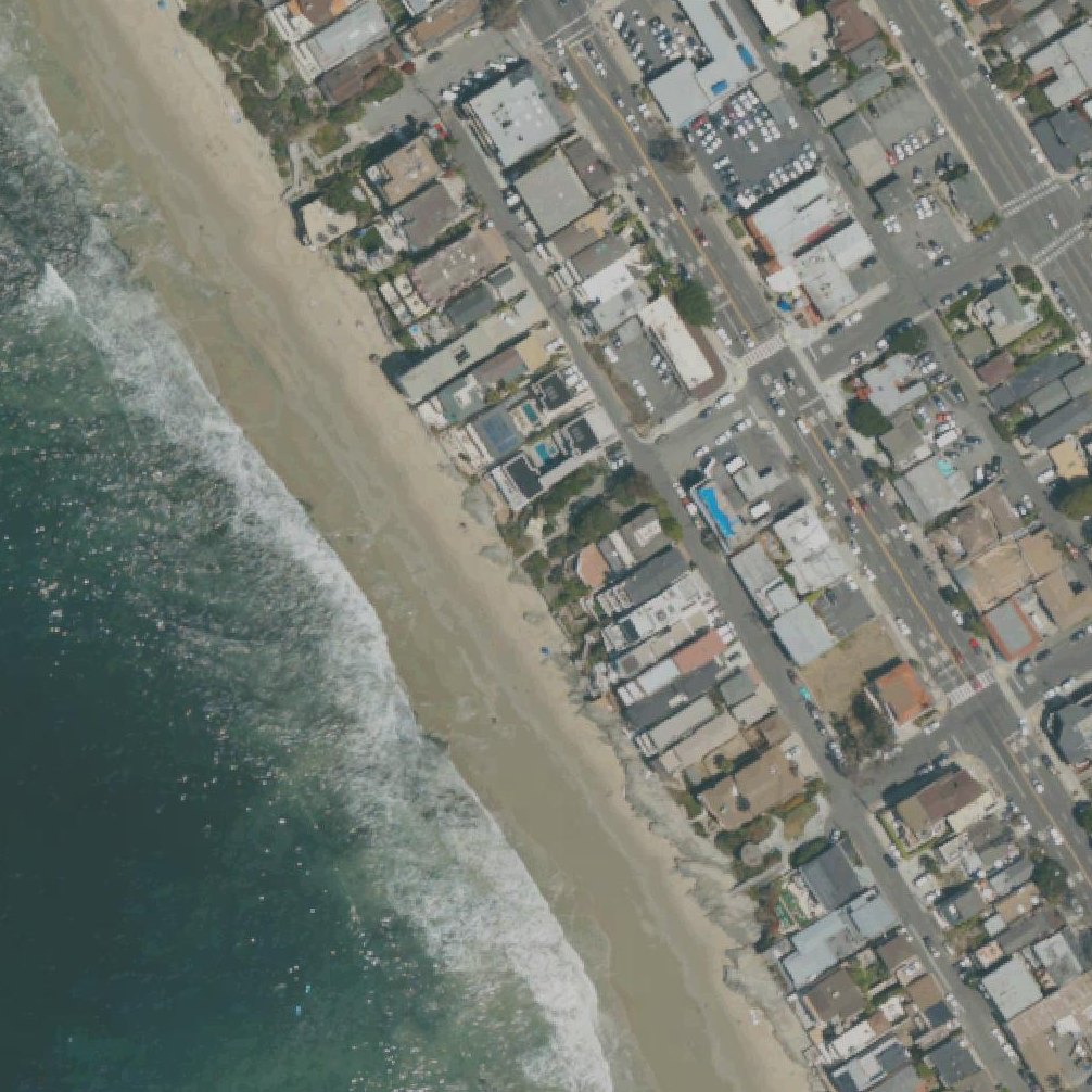 Aerial map of Anita Street Beach