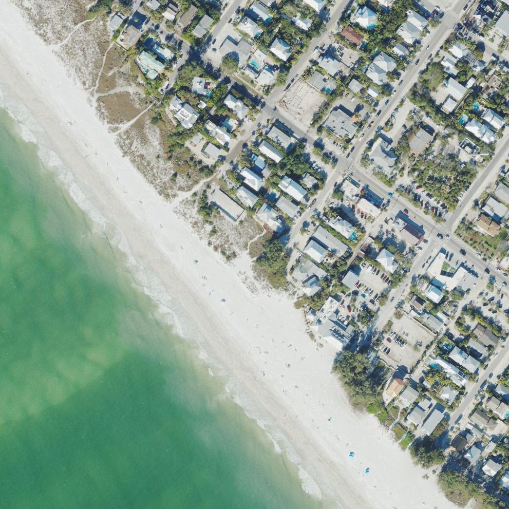 Aerial map of Anna Maria Beach Access