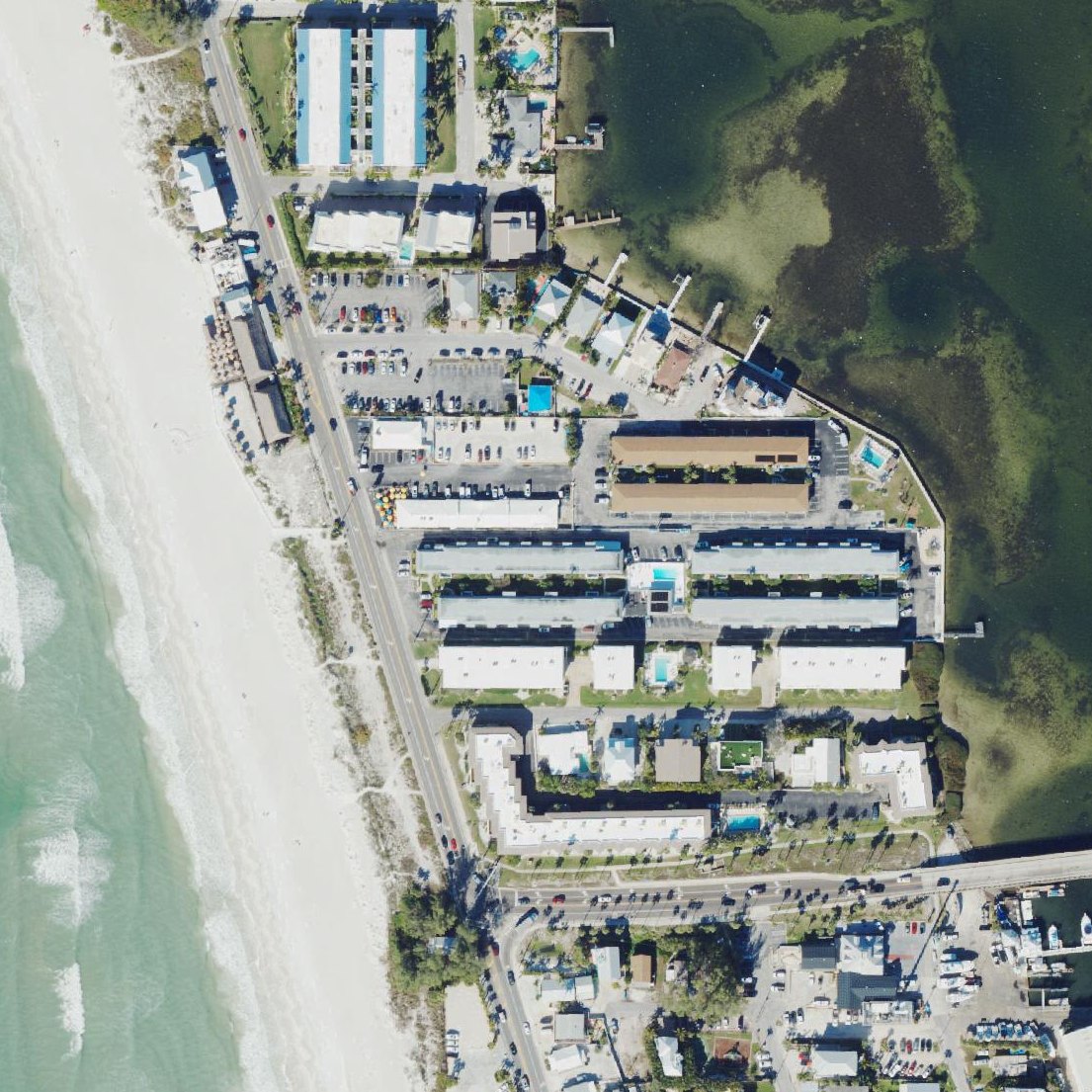 Aerial map of Anna Maria Beach