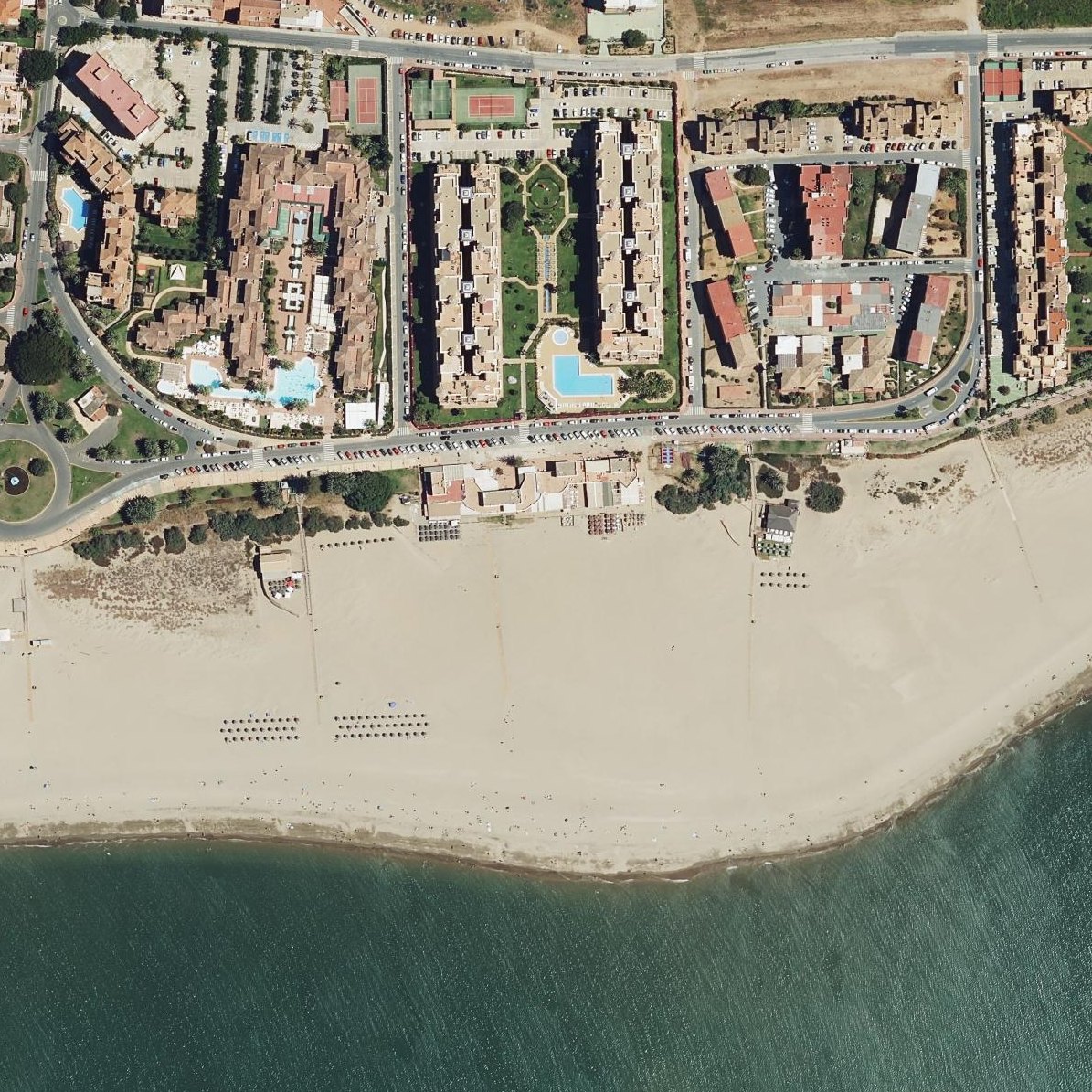 Aerial map of Apartamentos Canela Park