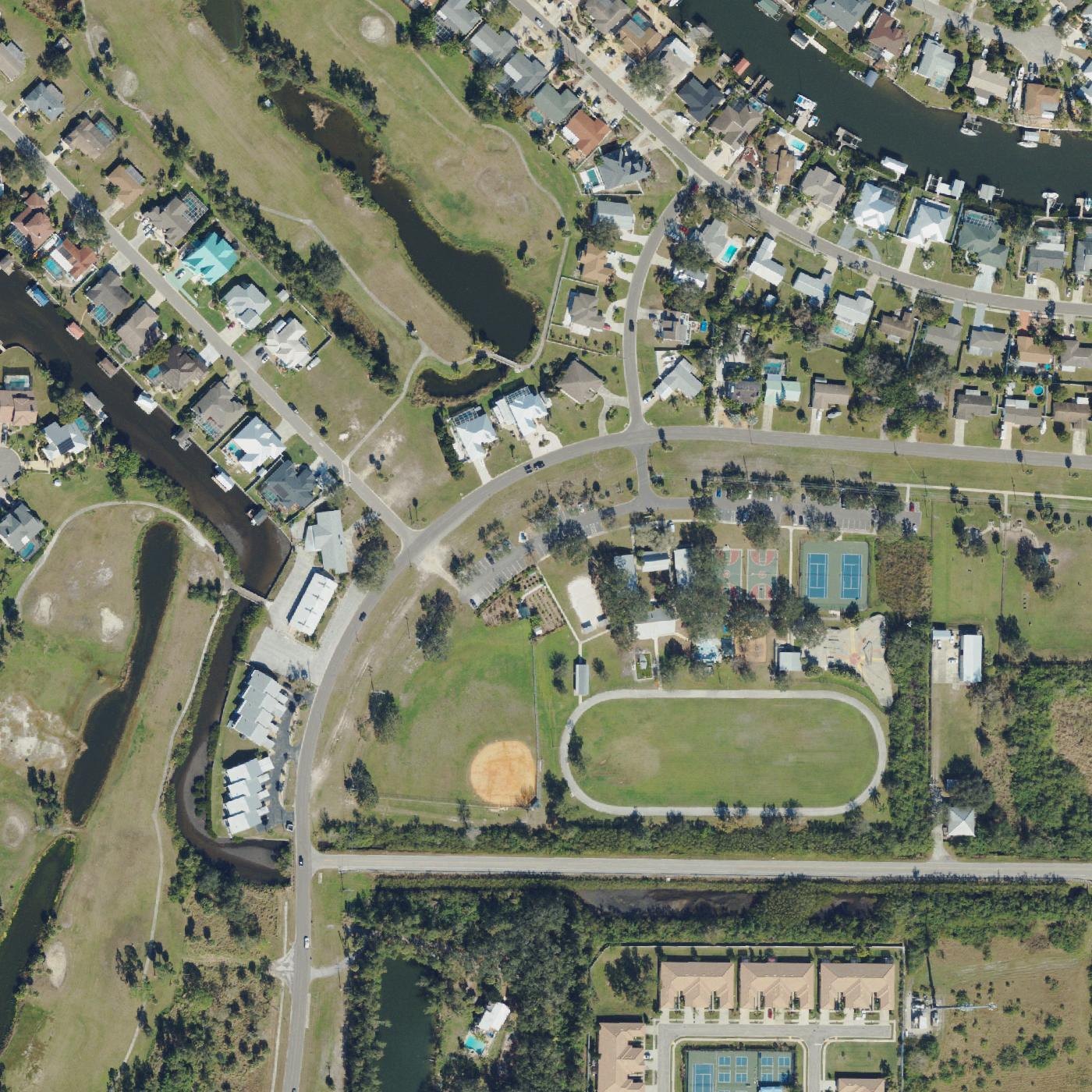 Aerial map of Apollo Beach Park and Recreation Center