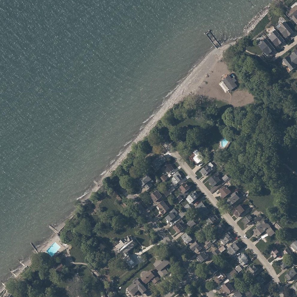 Aerial map of Arcadia Beach