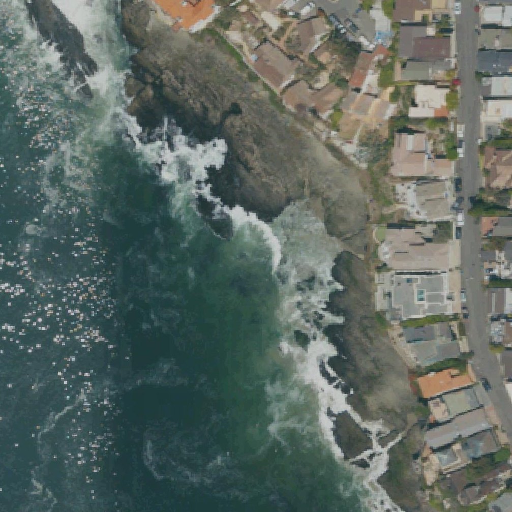 Aerial map of Arch Beach