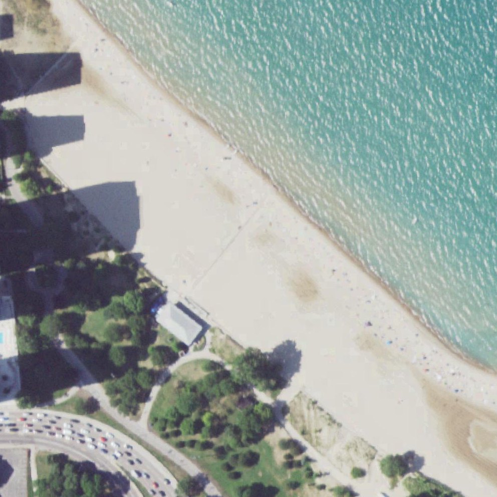 Aerial map of Ardmore Hollywood (Osterman) Beach