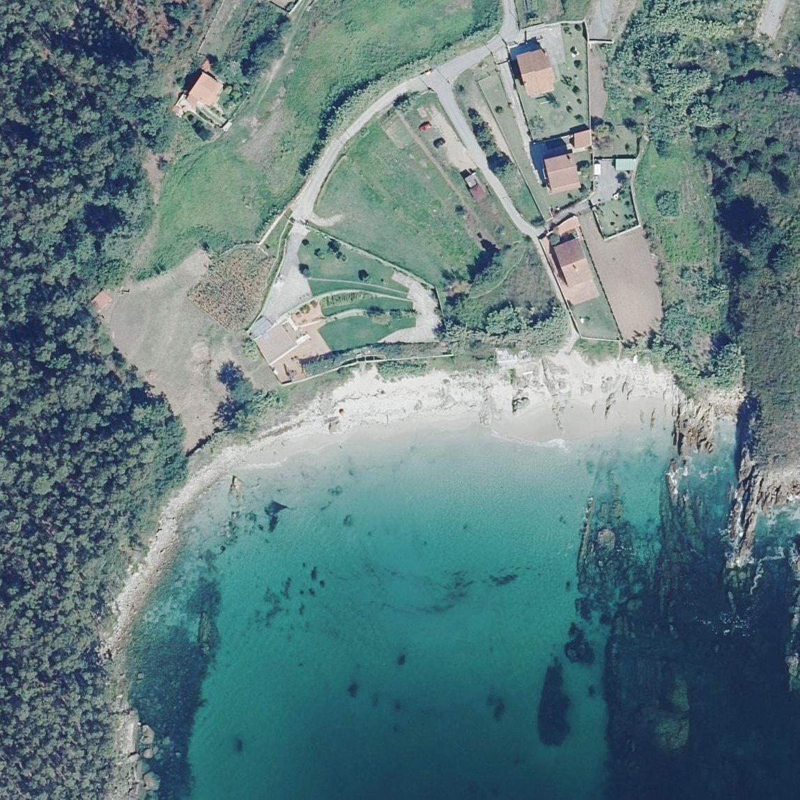 Aerial map of Area de Agra