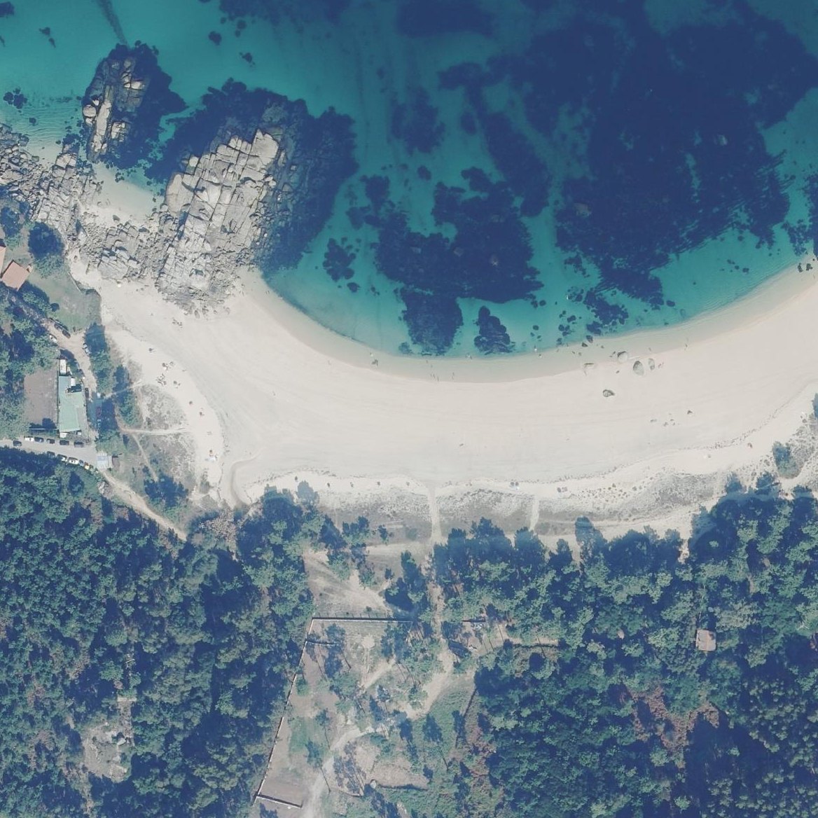 Aerial map of Area Grande Beach