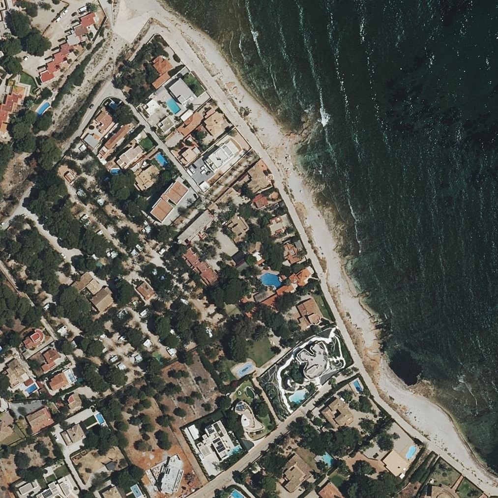 Aerial map of Area Punta Negra Denia