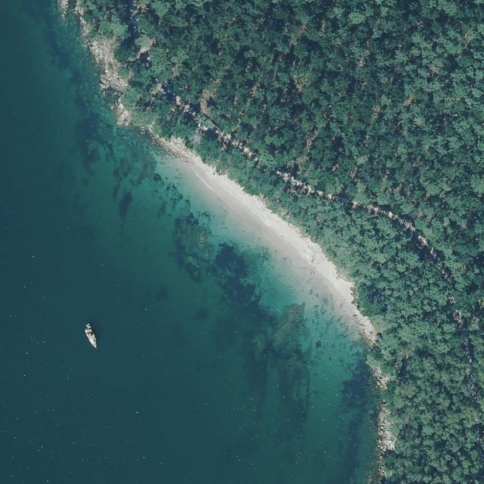 Aerial map of Ariña Branca