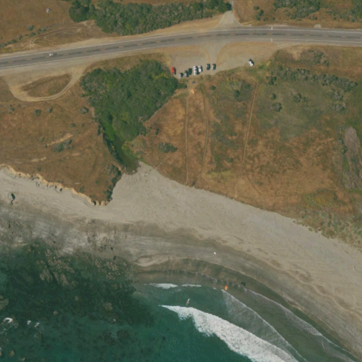 Aerial map of Arroyo Laguna Beach